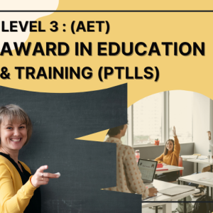 Level 3: Award in Education and Training (AET)